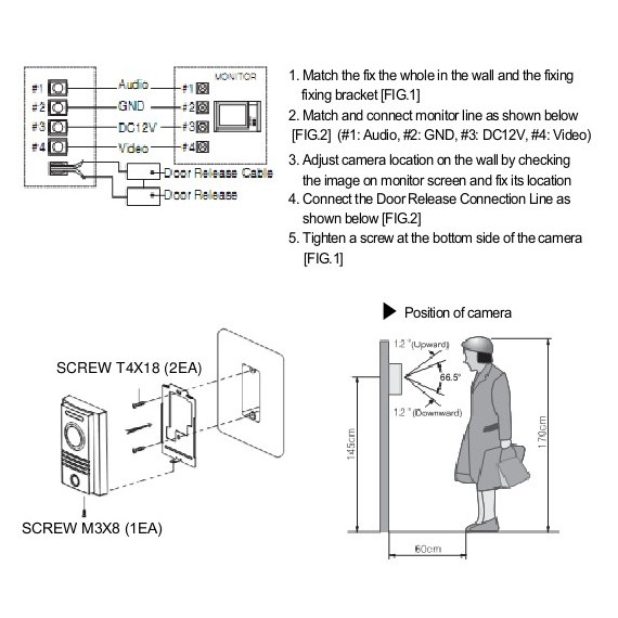 Commax drc 41qc схема подключения